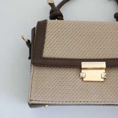 کیف زنانه مجلسی مدل آیز رافیا