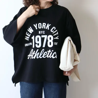 تیشرت لانگ Newyork  کد 6042