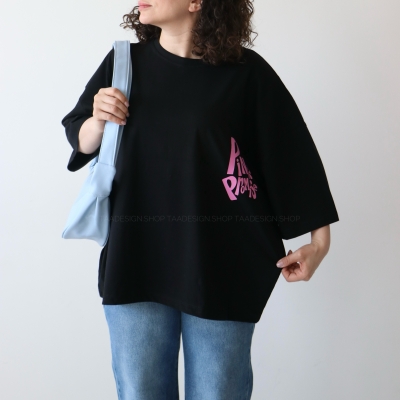 تیشرت باکسی لانگ pinky کد 6046