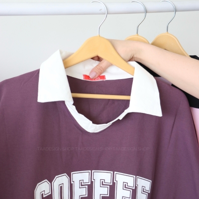 تیشرت زنانه coffe  کد 6047
