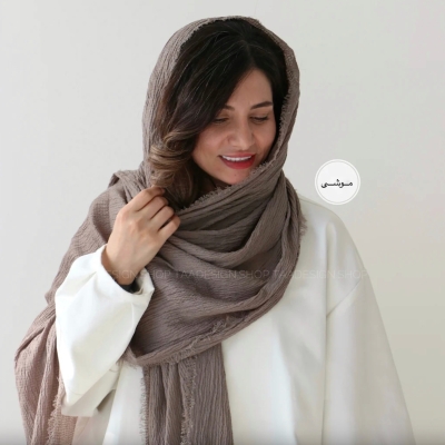 شال پلیسه مدل لاله