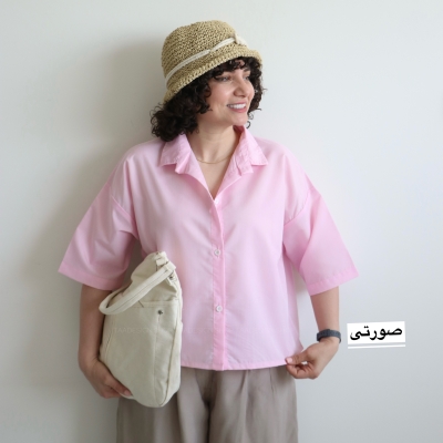شومیز باکسی زنانه مدل آناناس