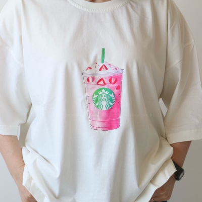 تیشرت Starbucks Strawberry کد 6063