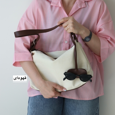 کیف زنانه بزرگ مدل الفن کتان