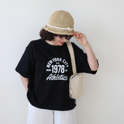 تیشرت باکسی Athleticsکد 6094