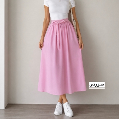 دامن کتان مدل میفان