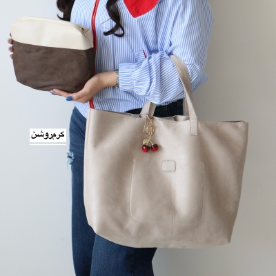 کیف زنانه بزرگ مدل روبی جیر