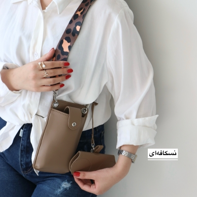 کیف زنانه موبایلی مدل جاکوبز