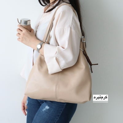 کیف زنانه بزرگ مدل کاراملا