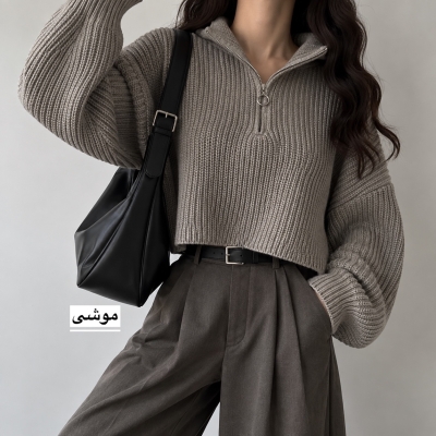 بافت زنانه کراپ مدل 1503
