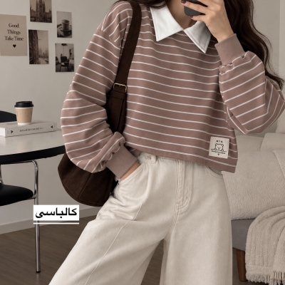 دورس زنانه یقه‌دار مدل 1602
