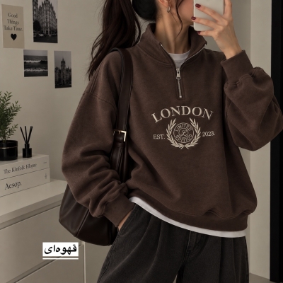 دورس زنانه نیم‌زیپ مدل 1604