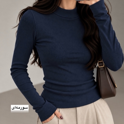 بلوز یقه ایستاده مدل ۱۷۰۱