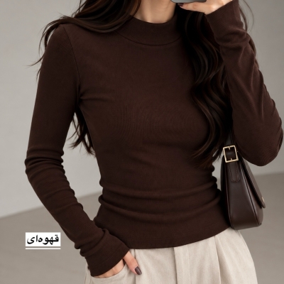 بلوز زنانه یقه ایستاده مدل 1701