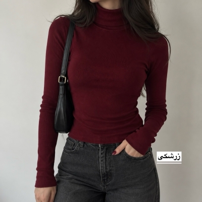 بلوز زنانه یقه‌اسکی 1704