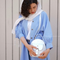 کیف دوشی 3کاره چرمی دخترانه