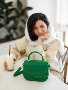 کیف دوشی روناک رنگ سبز پر رنگ