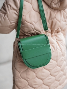کیف دوشی باکیفیت دخترانه مدل تابا رنگ سبز پررنگ برند تادیزاین