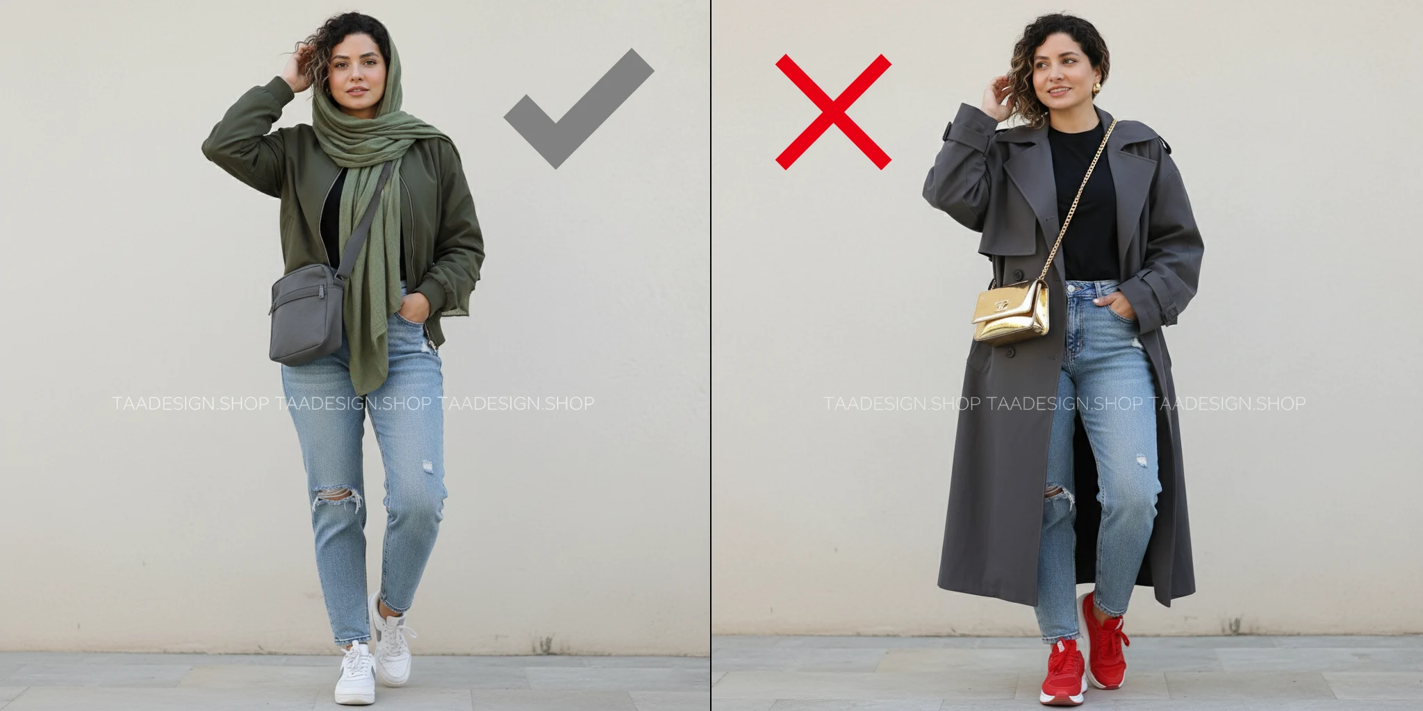 اشتباه در انتخاب کیف زنانه با استایل