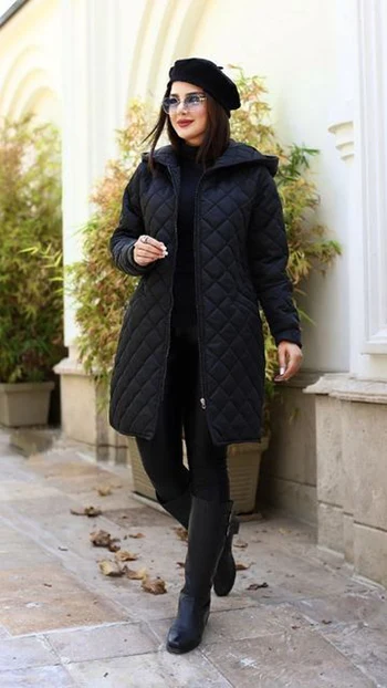 استایل روزهای بارانی با کاپشن