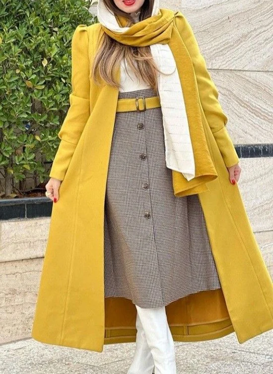 رنگ خردلی برای فصل پاییز