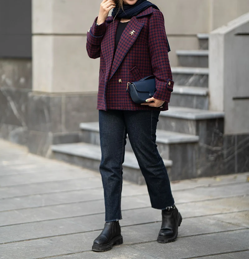 رنگ زرشکی برای پاییز