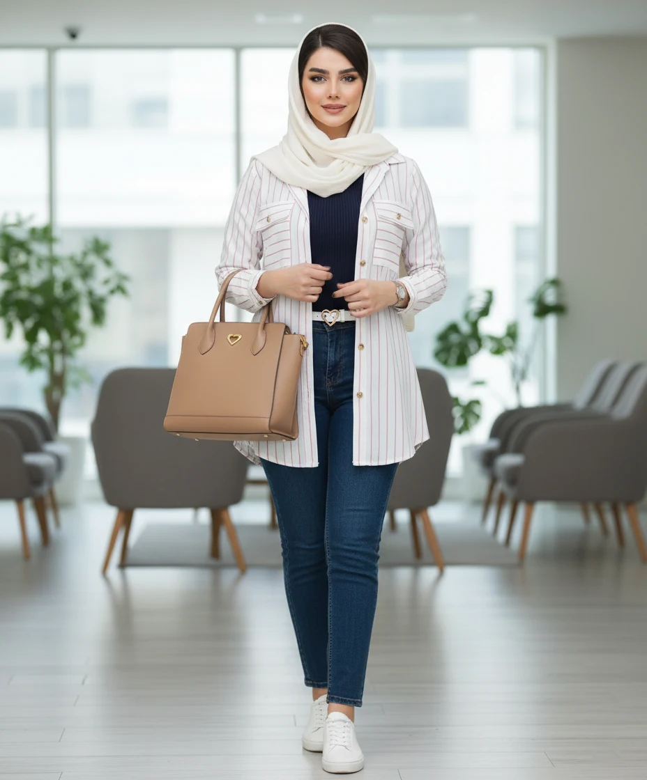 استایل کژوال خانم ها برای مصاحبه