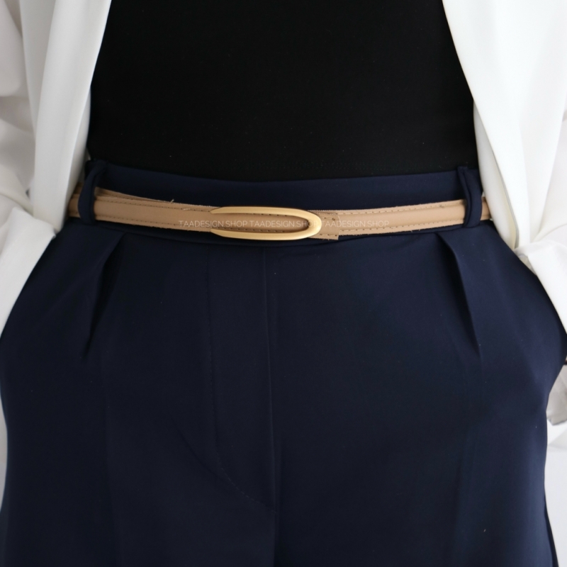 کمربند چرمی مات زنانه مدلbe7010