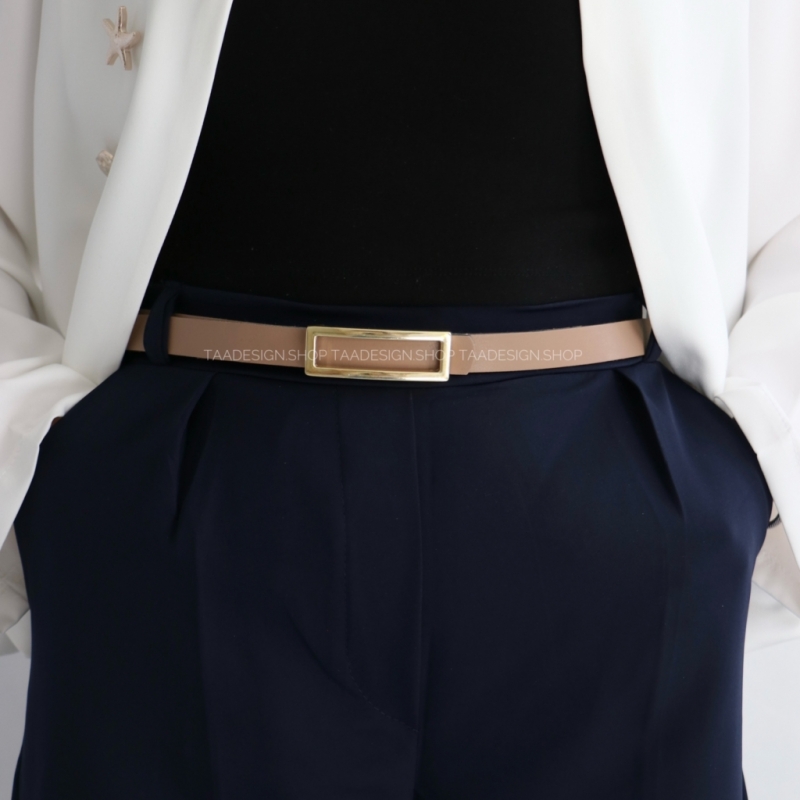 کمربند چرمی مات زنانه مدلbe7016