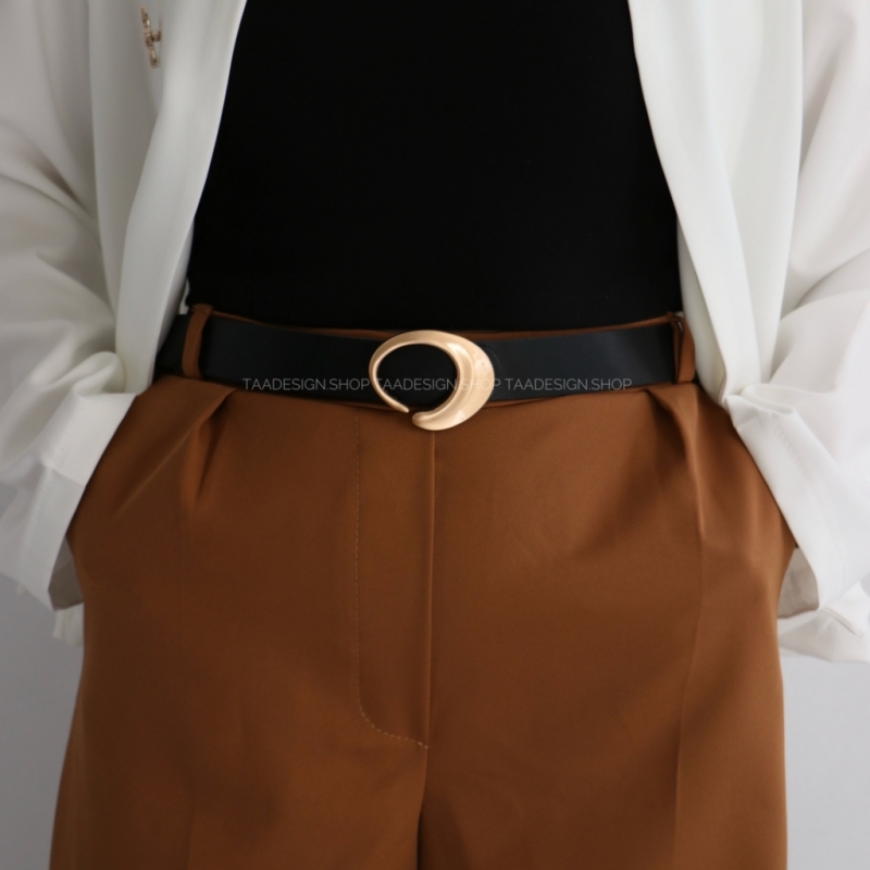 کمربند چرمی مات زنانه مدلbe7017