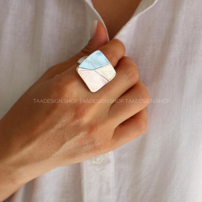 انگشتر زنانه میناکاری مدلRi4008