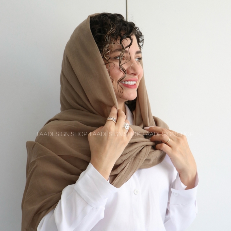 شال سوپر نخ مدل گلایل