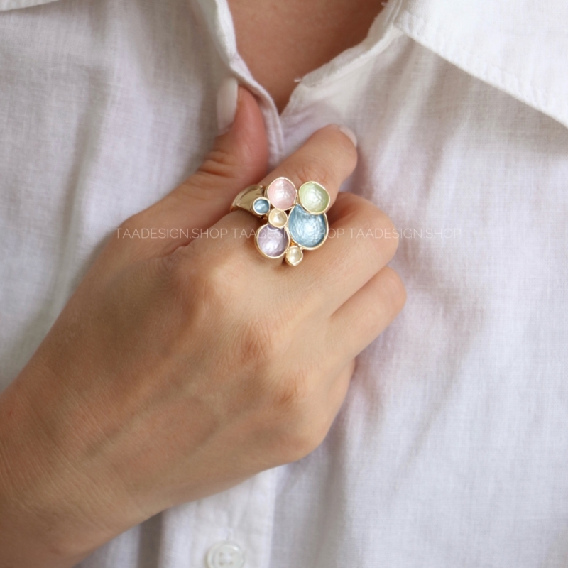 انگشتر زنانه میناکاری مدلRi4013