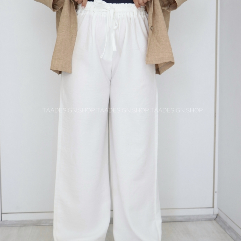 شلوار زنانه تک  مدل سپید