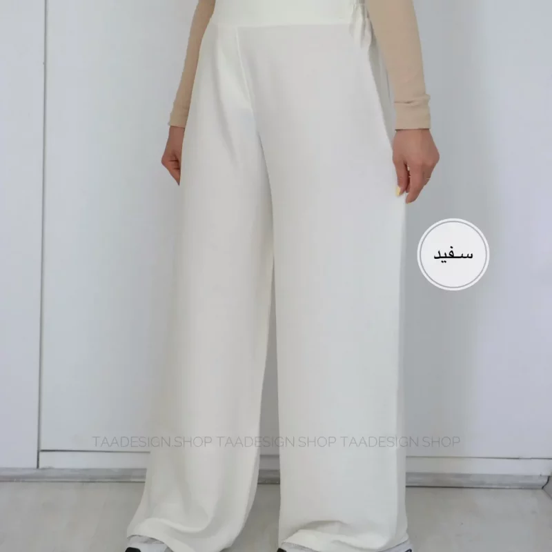 شلوار بگ پارچه ای زنانه مدل کاترین