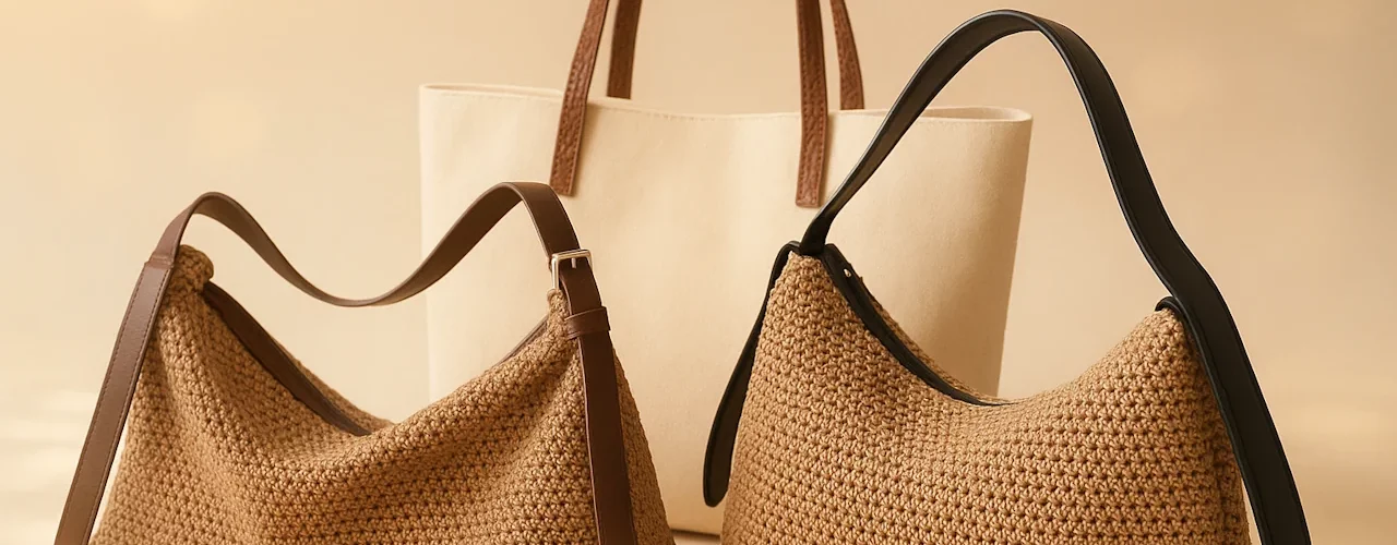 3 مدل کیف کنفی زنانه ترند 2025 مناسب استایل تابستانه