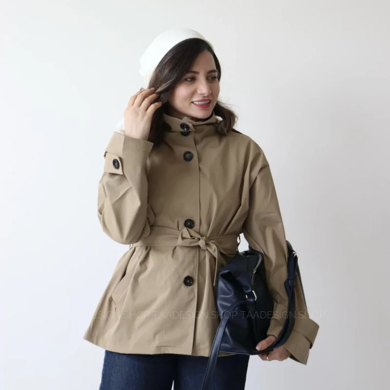 ترنچ کت مدل مولینا