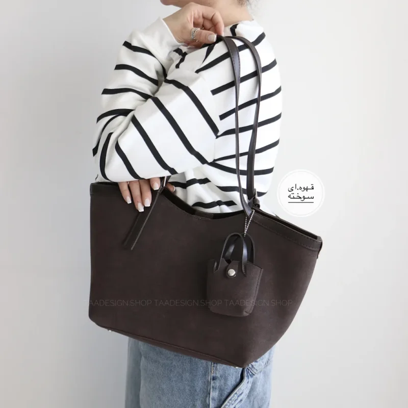 کیف زنانه بزرگ مدل کلارا جیر