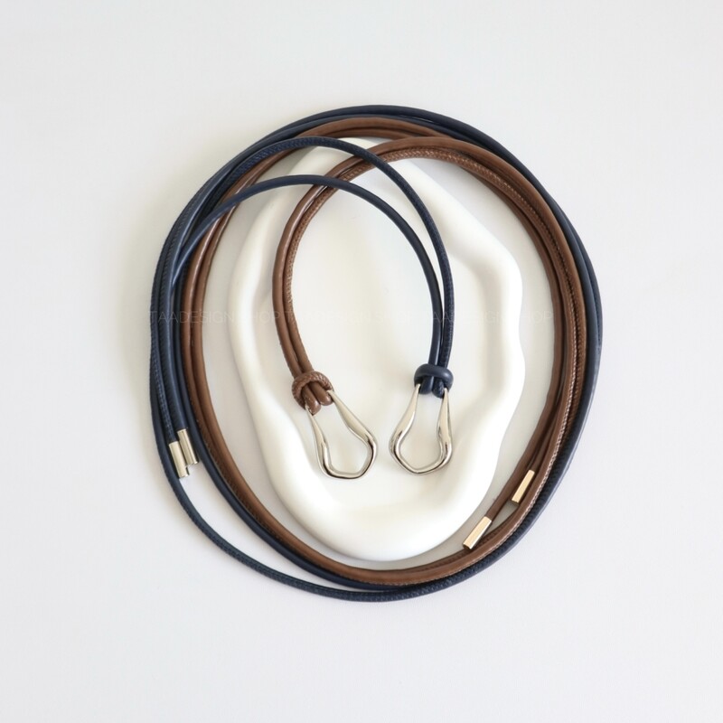 کمربند چرمی مات زنانه مدلbe7039