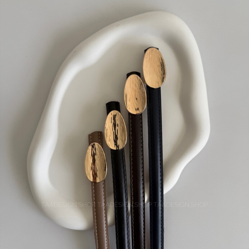 کمربند چرمی مات زنانه مدلbe7040