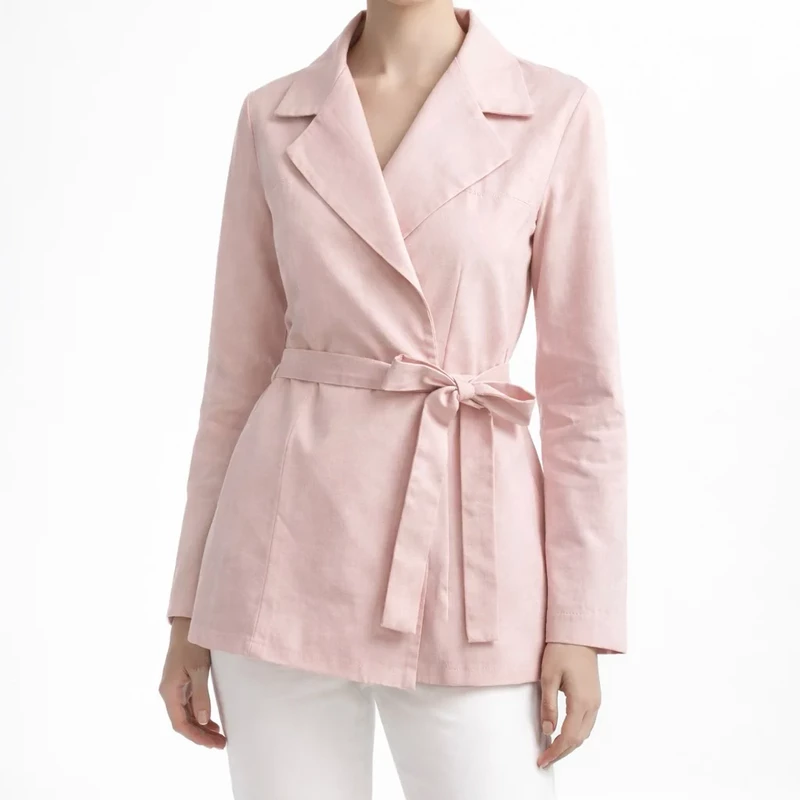 کت لینن مدل فلورنس