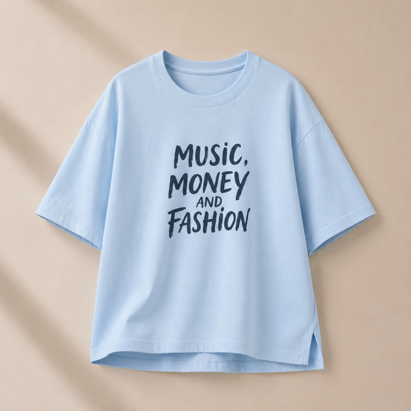 تیشرت باکسی Music مدل 6104