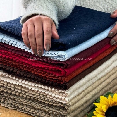 شال پلیسه وارداتی مدل  عدسی