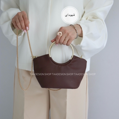 کیف دوشی - دستی مجلسی زنانه مدل مینرو