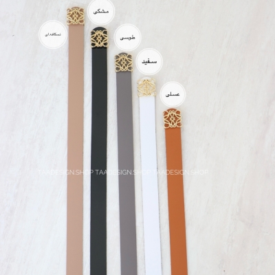 کمربند چرمی مات زنانه مدلbe7009