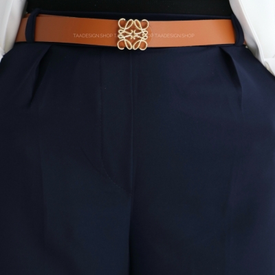 کمربند چرمی مات زنانه مدلbe7009