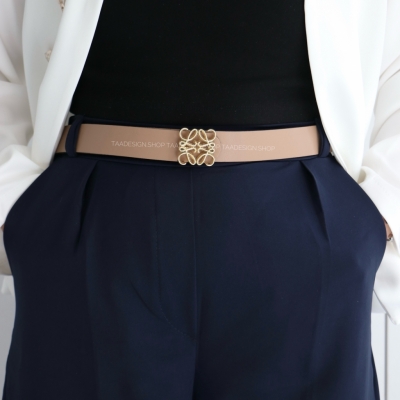 کمربند چرمی مات زنانه مدلbe7009