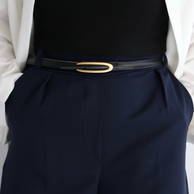 کمربند چرمی مات زنانه مدلbe7010