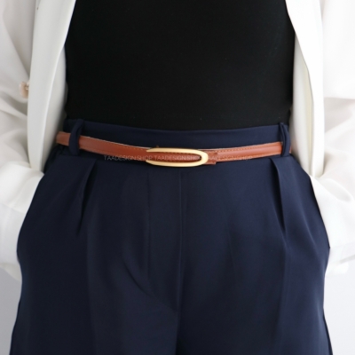 کمربند چرمی مات زنانه مدلbe7010