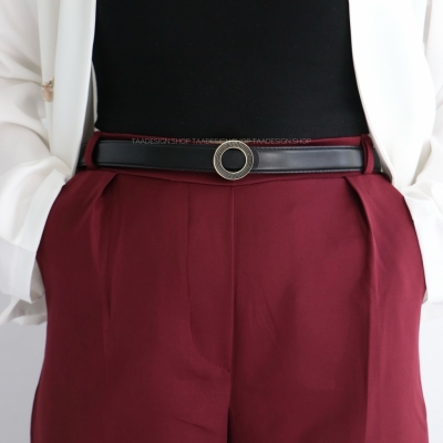 کمربند چرمی مات زنانه مدلbe7011